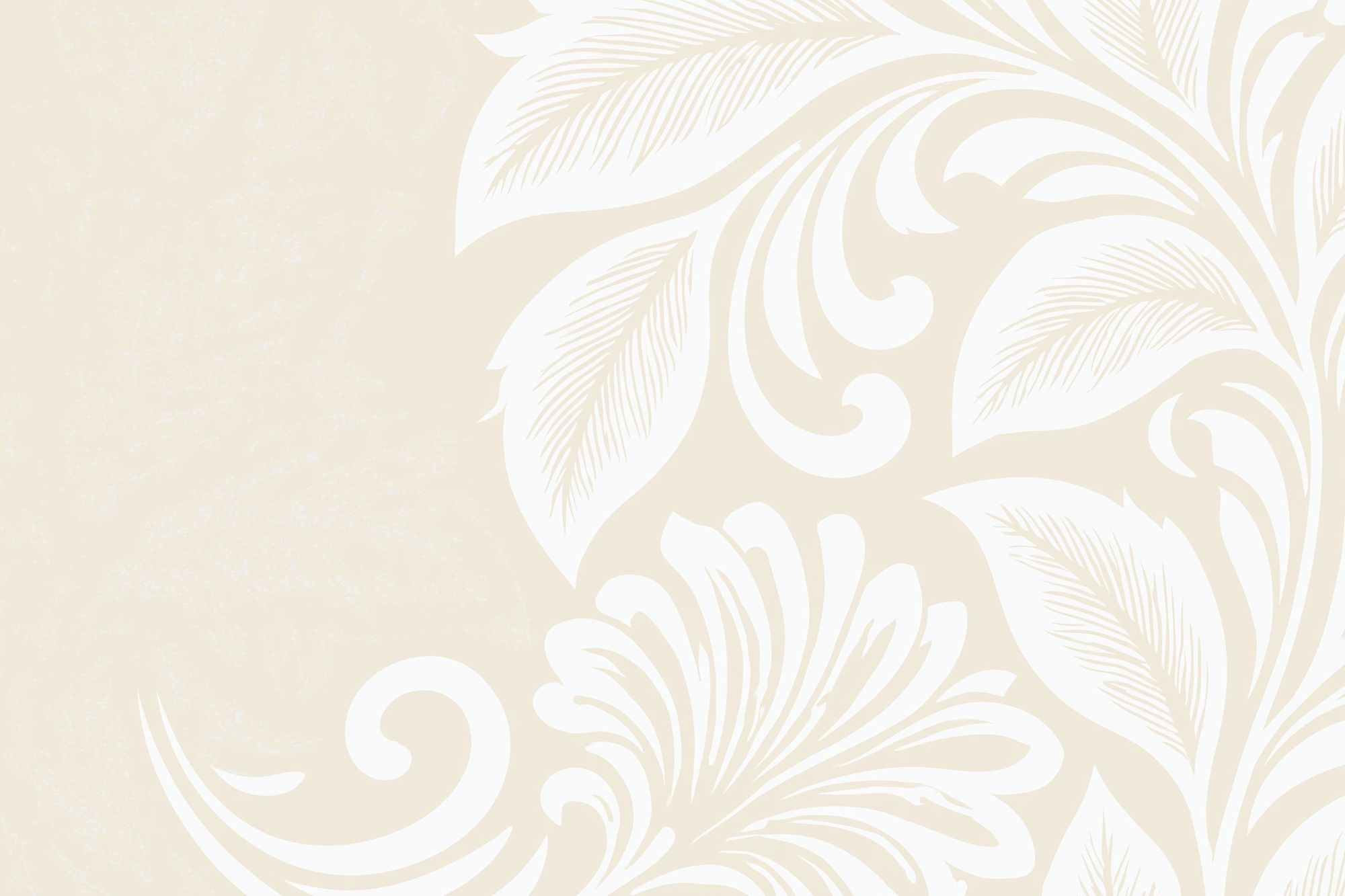 Cream Palm Leaf Pattern Poster. poster — botanical art