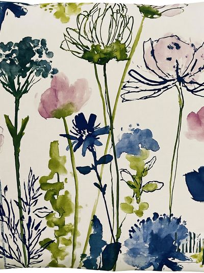 Wildflower Meadow Watercolor Poster. poster
