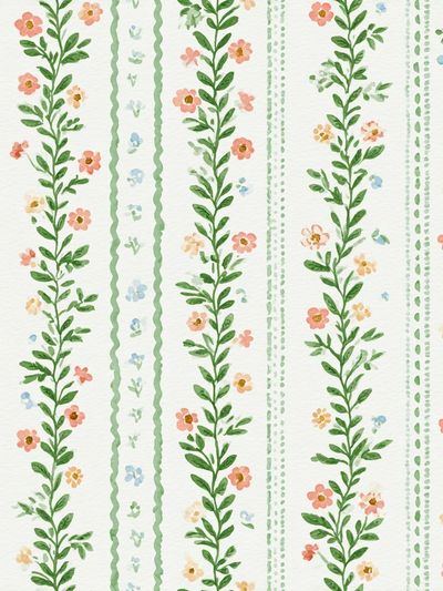 Floral Vine Watercolor Print. poster print