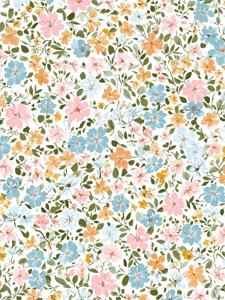 Pastel Wildflower Botanical Print. poster — botanical art