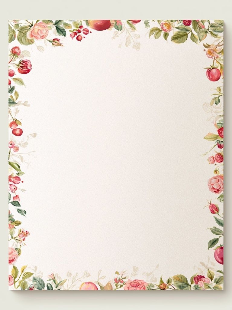 Nicole Floral Vintage Poster. poster — botanical art