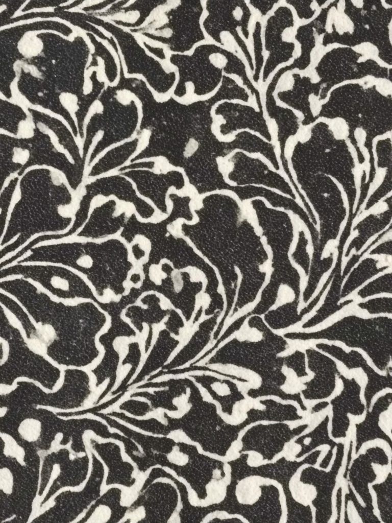 Black Floral Vine Pattern Print. poster — botanical art