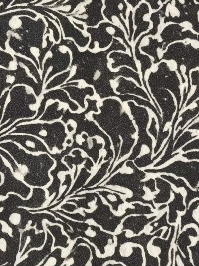 Black Floral Vine Pattern Print. poster