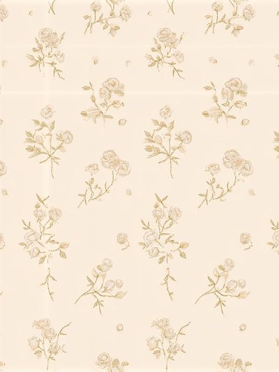 Delicate Floral Pattern Vintage Print.