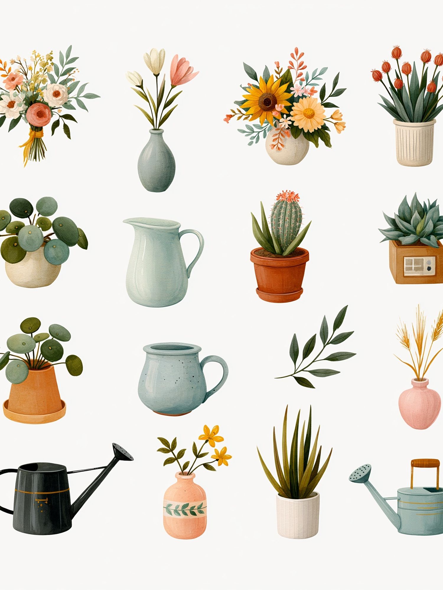Botanical Still Life Illustration Poster. poster — botanical art
