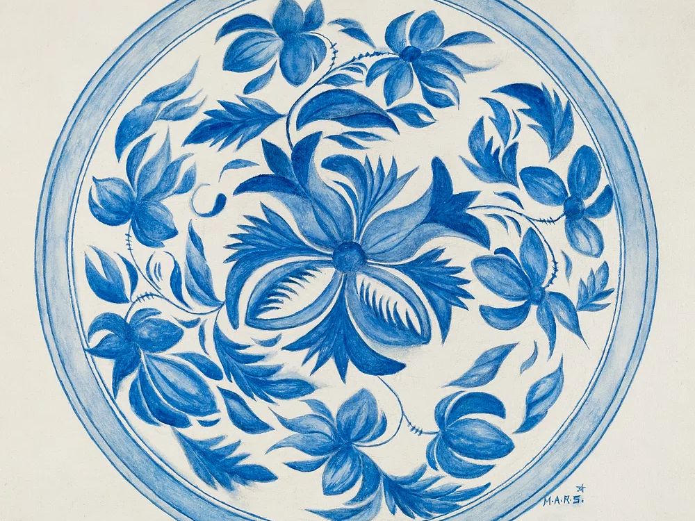 Plate (ca.1936) Margaret Stottlemeyer. Original. poster detail