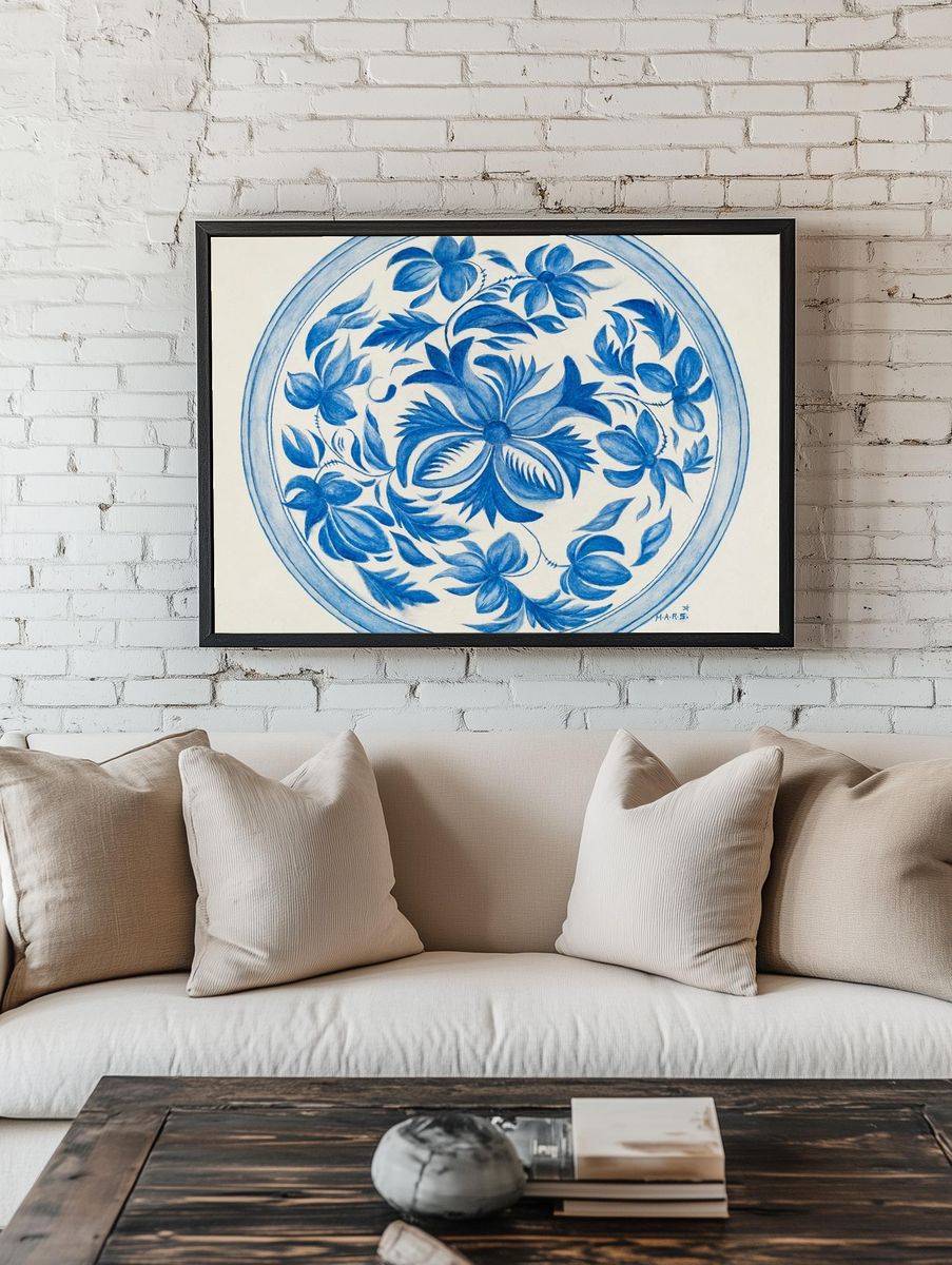 Plate (ca.1936) Margaret Stottlemeyer. Original. — room view 1