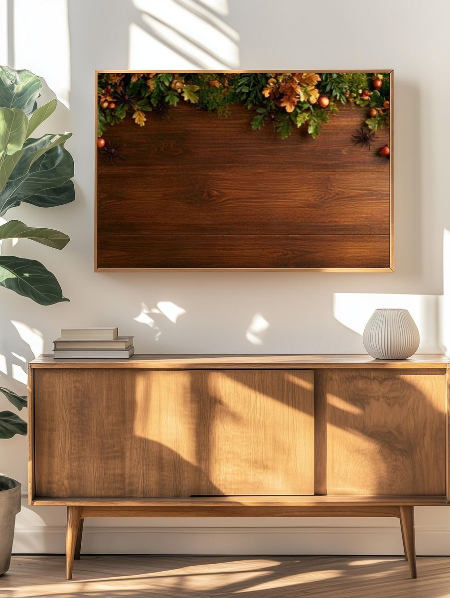 Autumn Harvest Botanical Poster. — room view 3
