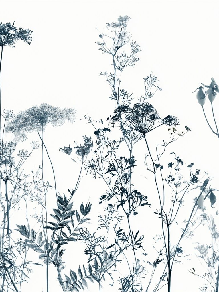 Wild Meadow Botanical Print. poster — botanical art