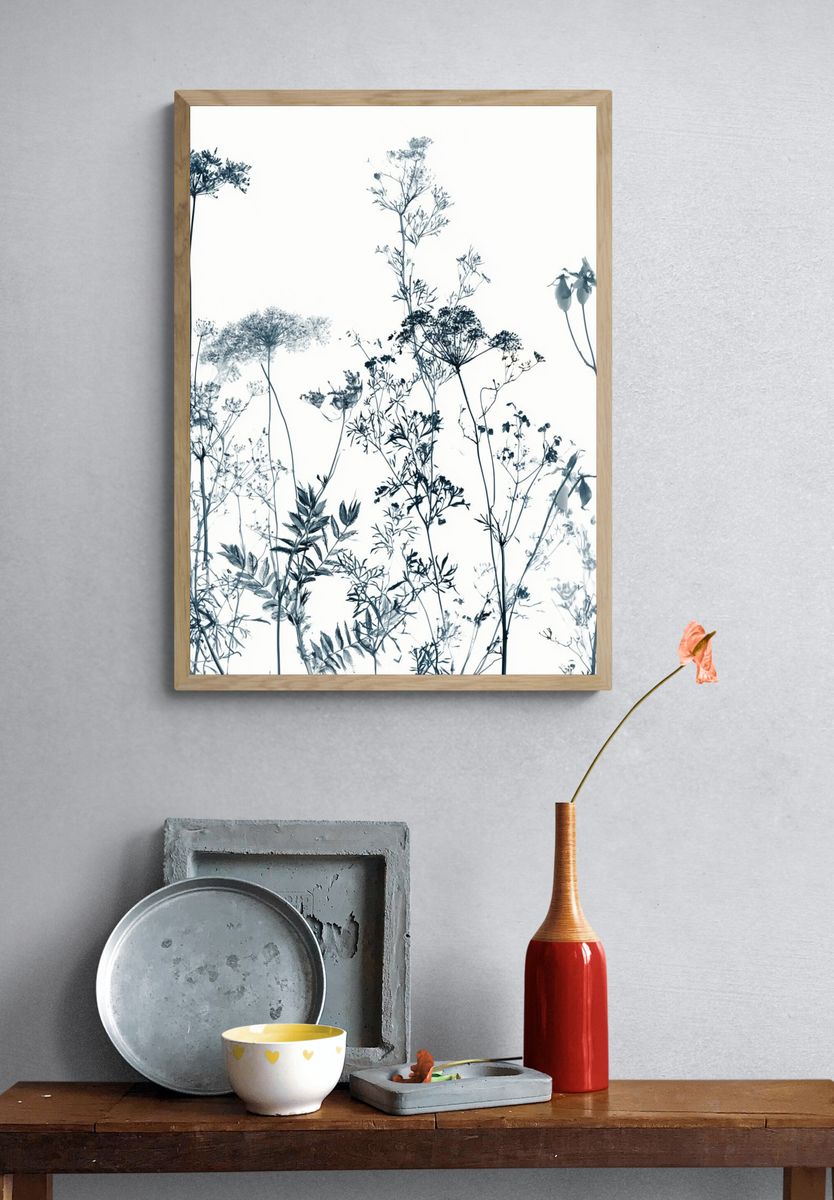 Wild Meadow Botanical Print. — room view 3