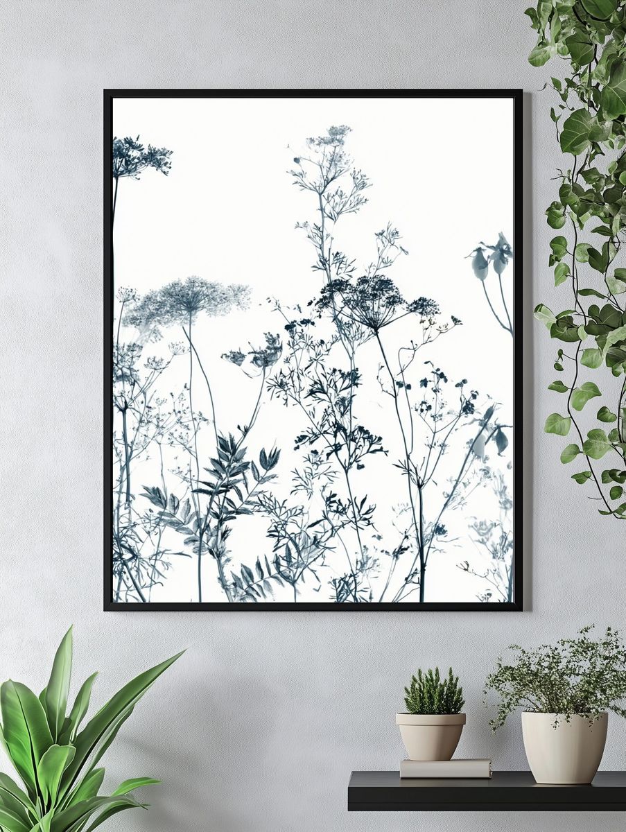 Wild Meadow Botanical Print. — room view 4