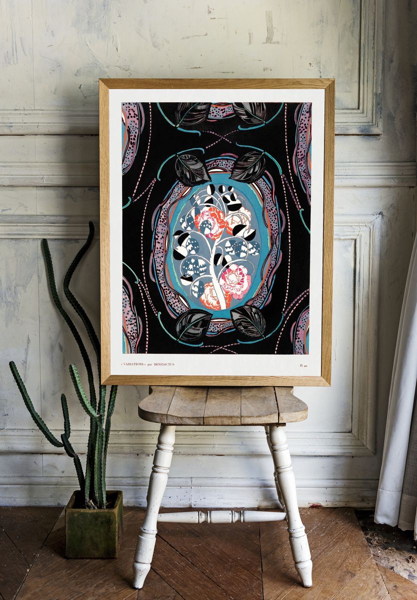 Vintage floral motifs, variations 20 room preview