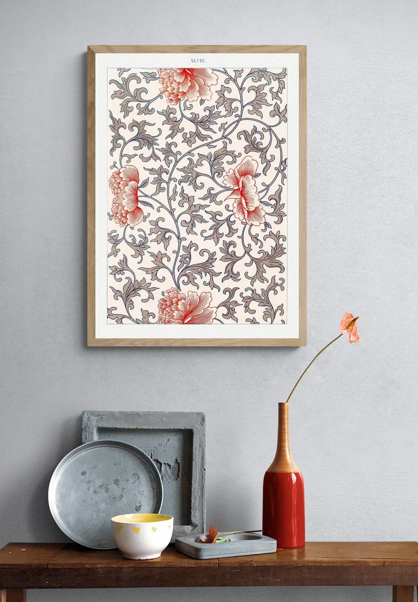18th century illustration black white. — room view 3