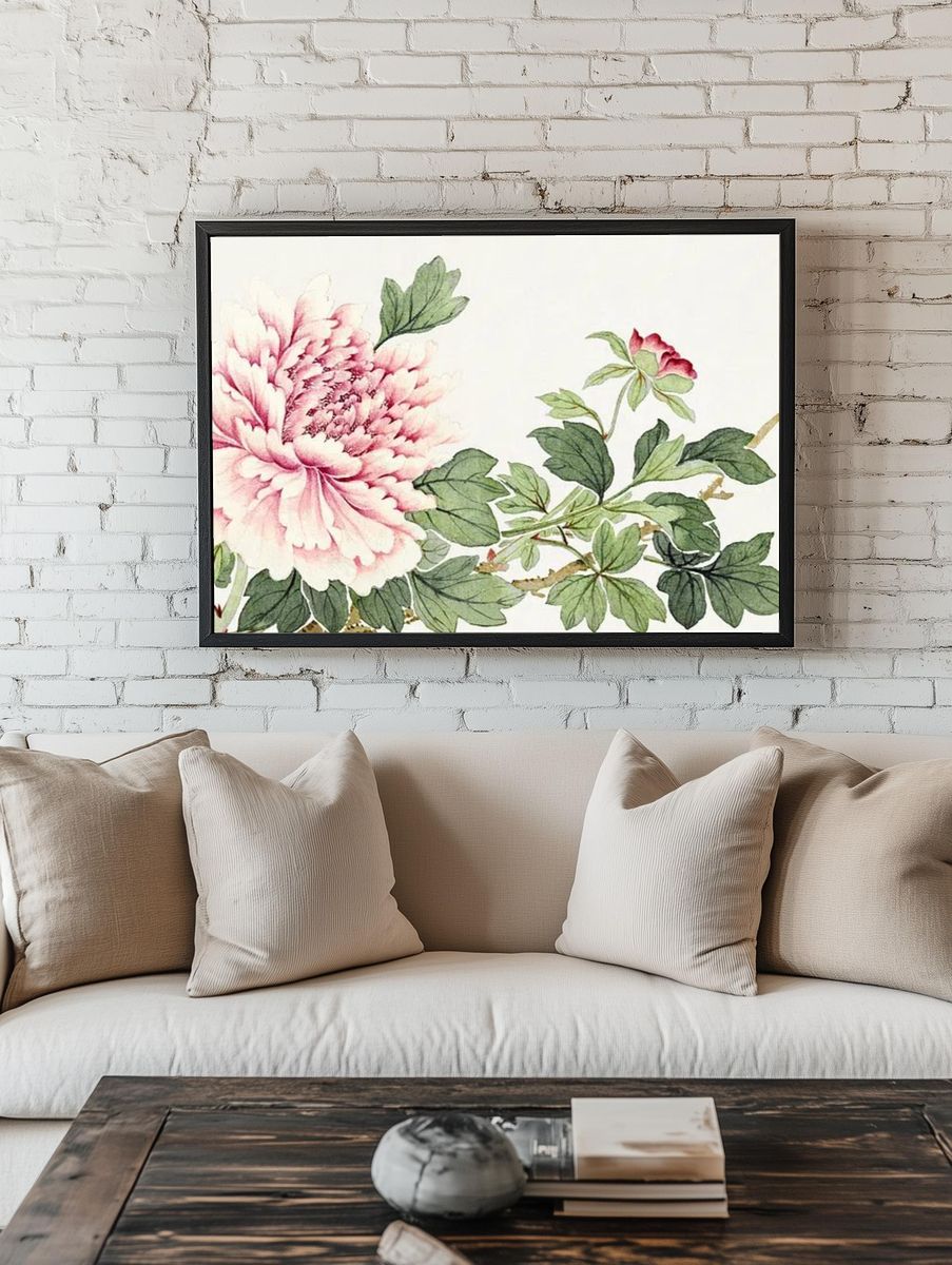 Flower painting late 18th century. — room view 1