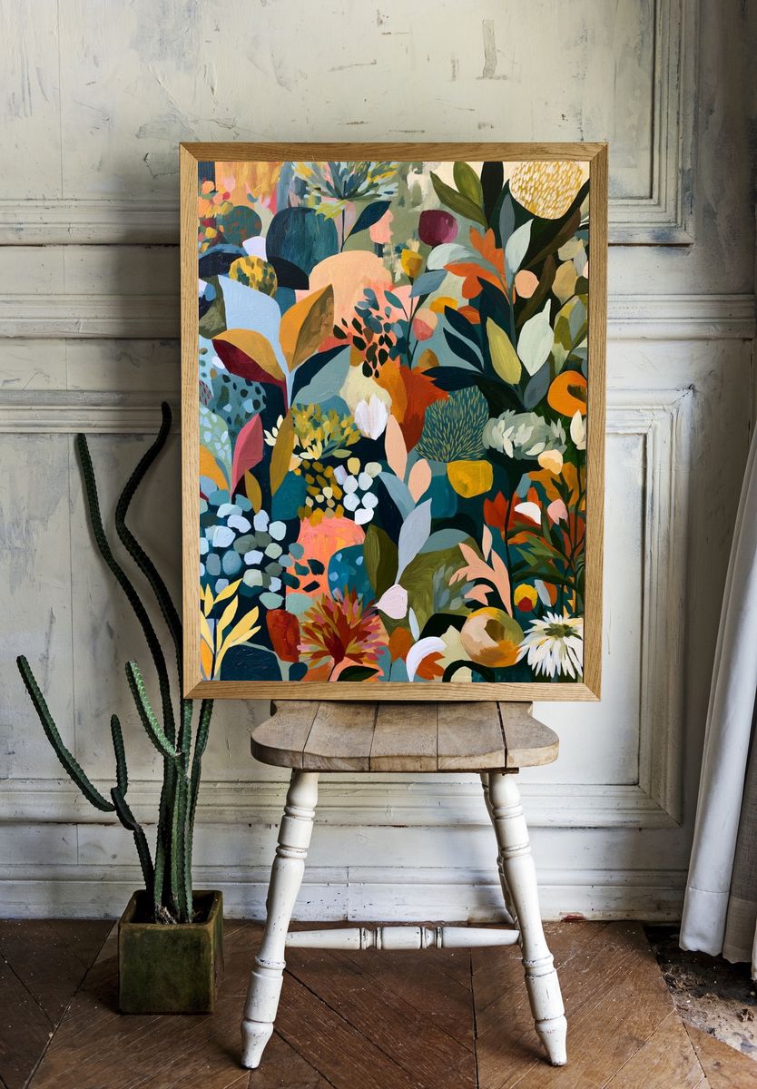Lush Botanical Garden Poster. — room view 1