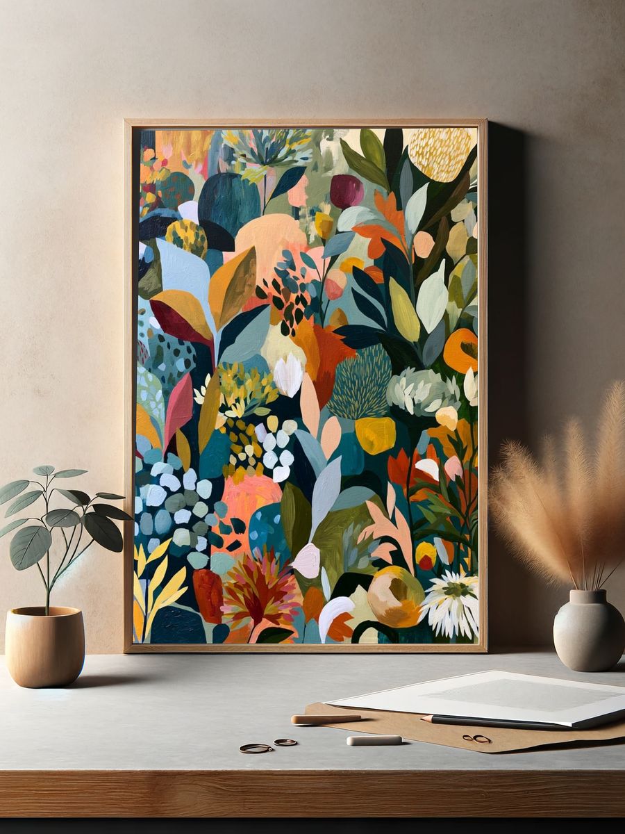 Lush Botanical Garden Poster. — room view 2
