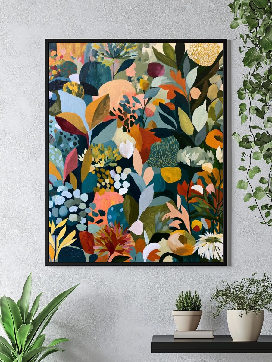 Lush Botanical Garden Poster. — room view 4