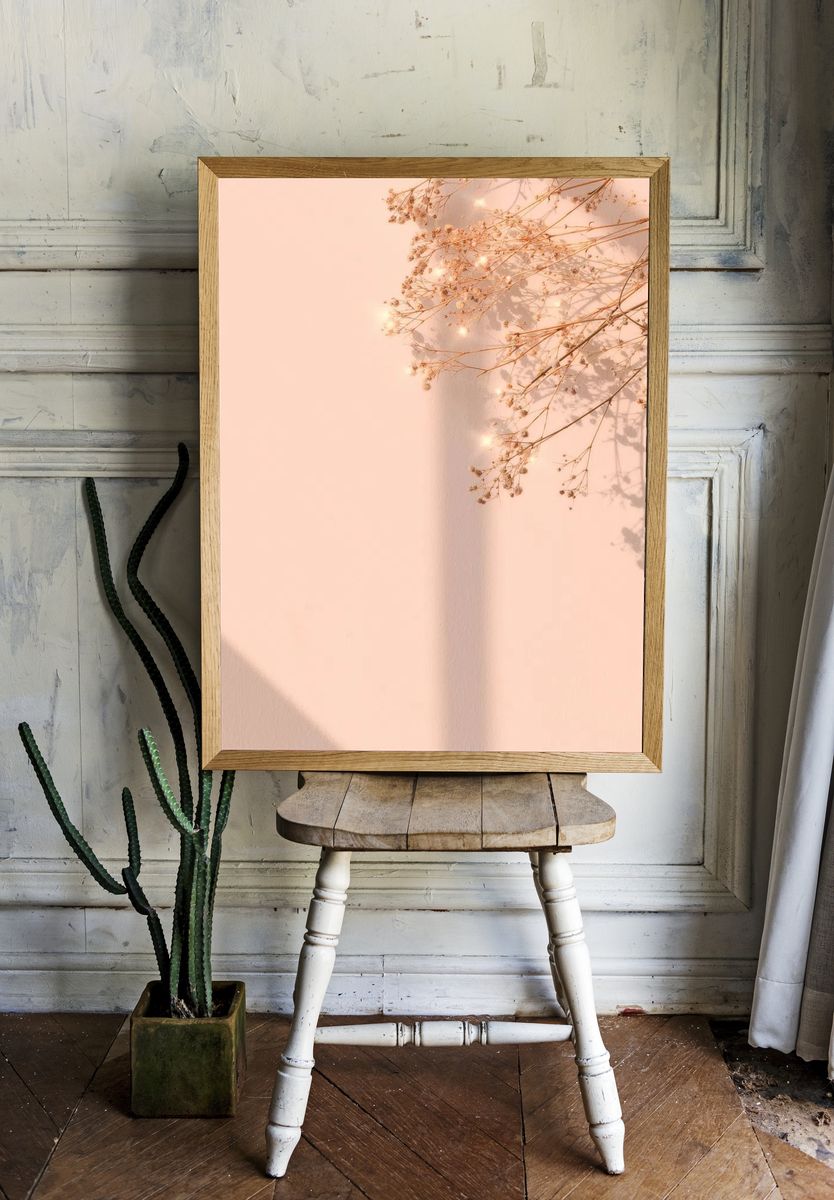 Dried flower window shadow floral room preview