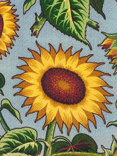 Sunflower pattern. Original Smithsonian Institution. poster print