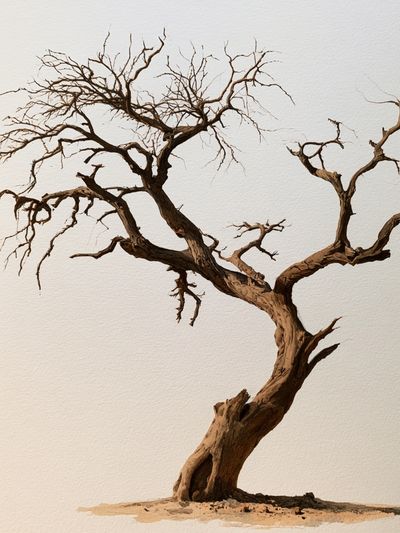 Bonsai Tree Minimalist Print. poster