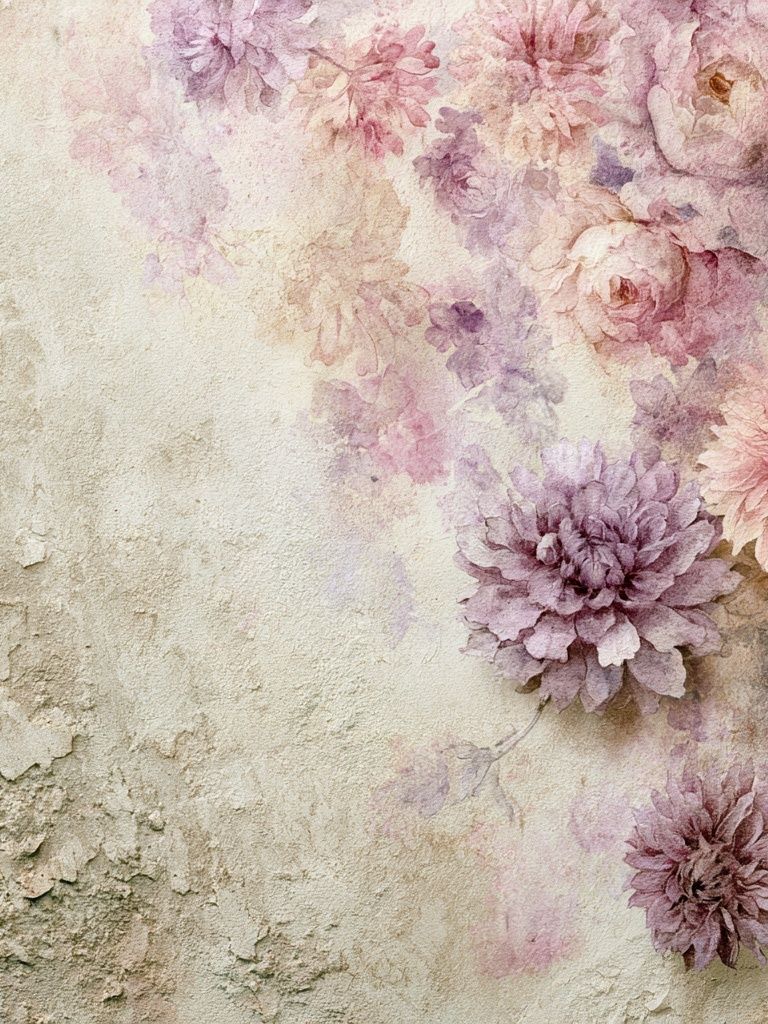 Pastel Floral Watercolor Poster. poster detail