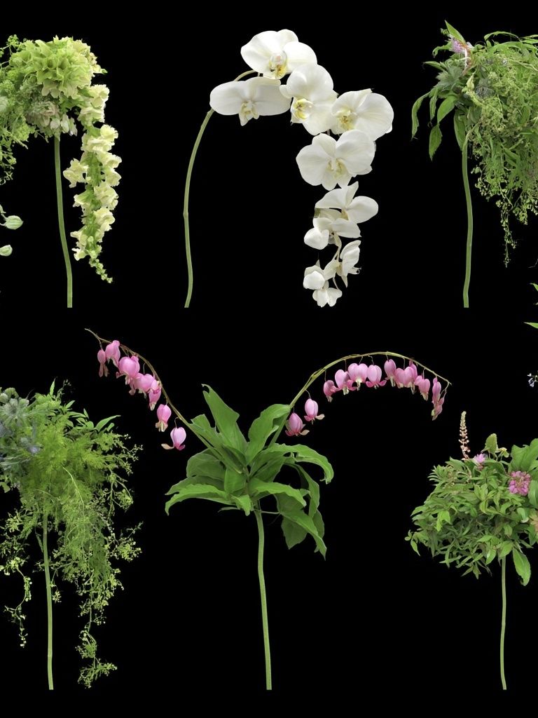 Botanical Floral Study Poster. poster — botanical art