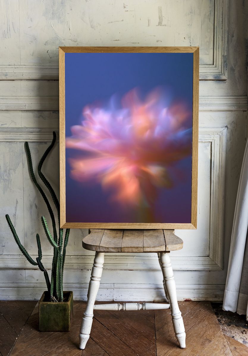 Dreamy Floral Blur Print. — room view 1