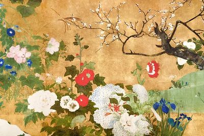 Flowers four seasons (19th century). poster print