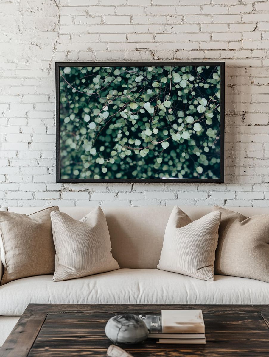 Green leafed plant. room preview