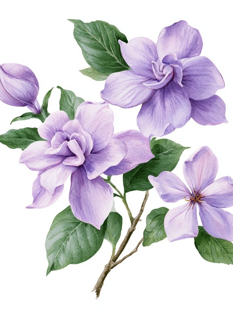 Lavender Blossom Botanical Print. poster — botanical art