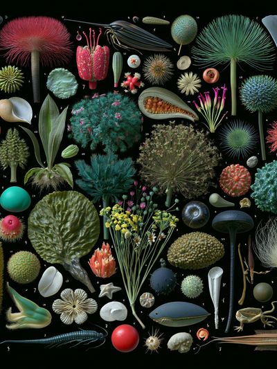Botanical Specimen Study Poster. poster