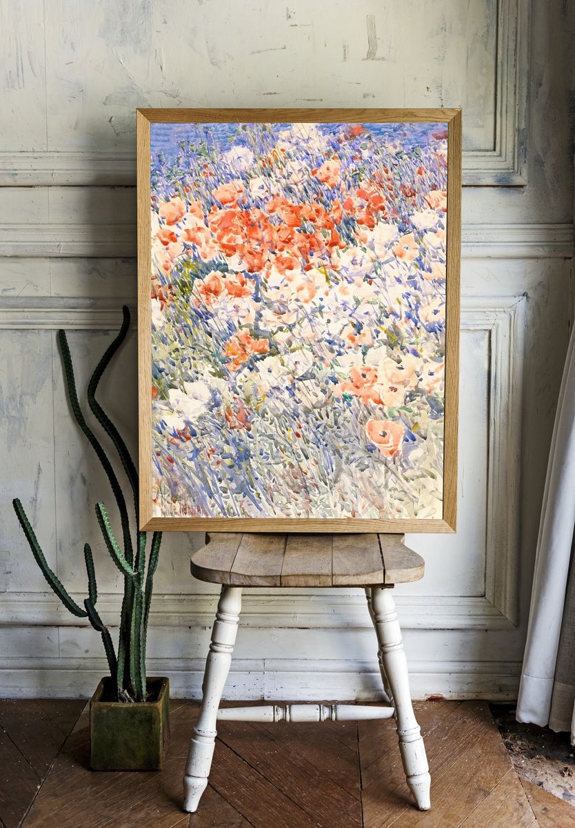 Island Garden Childe Hassam. Digitally room preview
