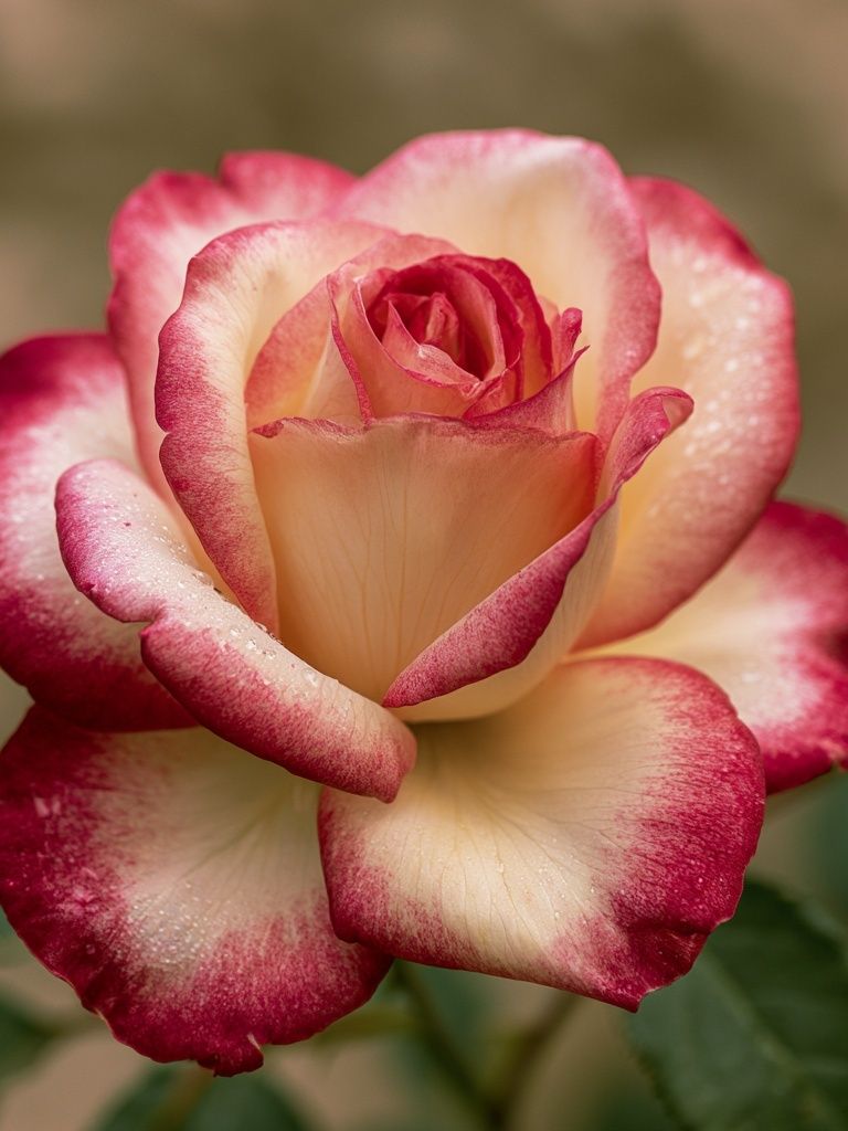 Two-Tone Rose Botanical Print. poster — botanical art