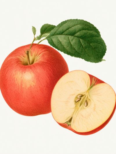 Apple Botanical Print. poster