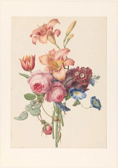 Bouquet (c. 1820) Henriëtte Geertruida. poster print