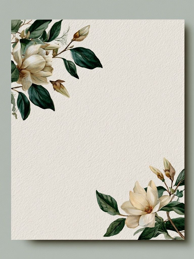 Magnolia Botanical Poster. poster — botanical art