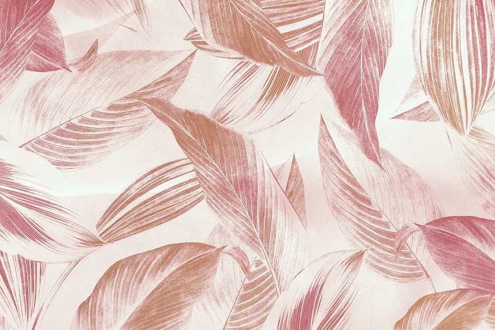 Abstract leaf patterned background design. poster detail