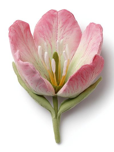 Pink Tulip Botanical Print. poster print