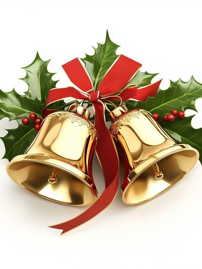 Christmas Bells Botanical Print.