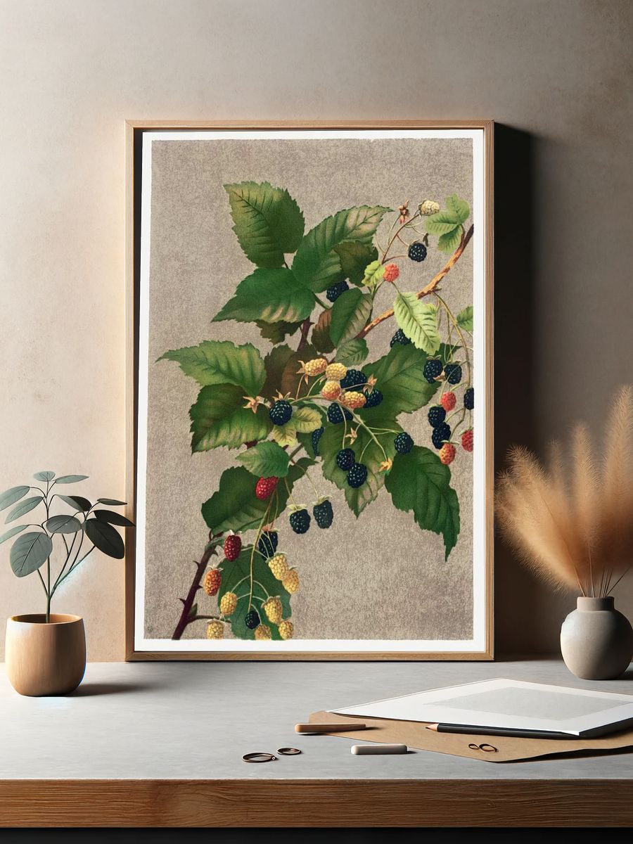 Blackberries (1887) high resolution L. — room view 2