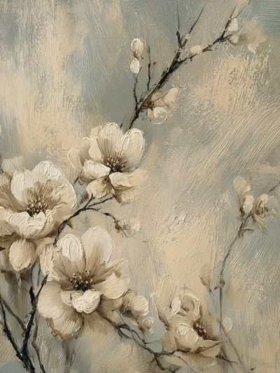 Blush Blossom Branches Fine-Art Print. poster