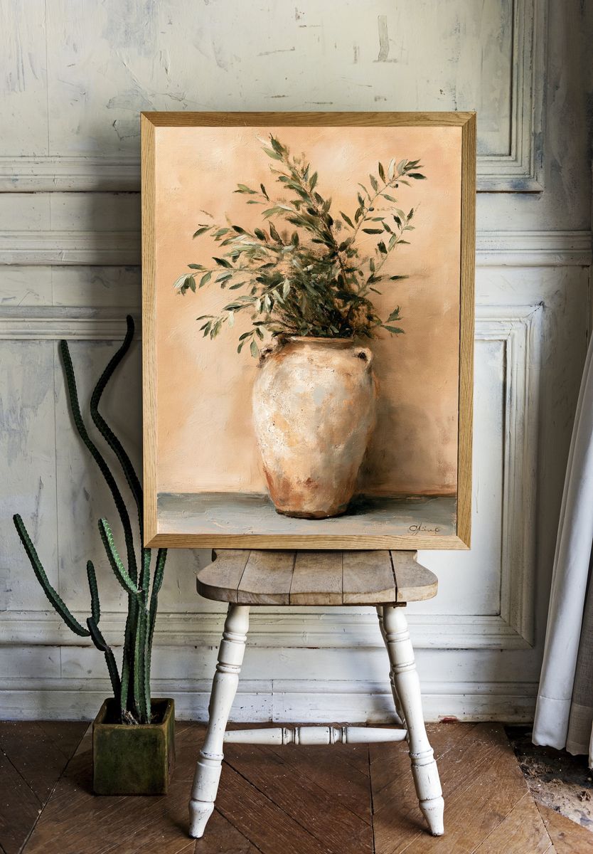 White Cosmos Bloom Photography Poster. room preview