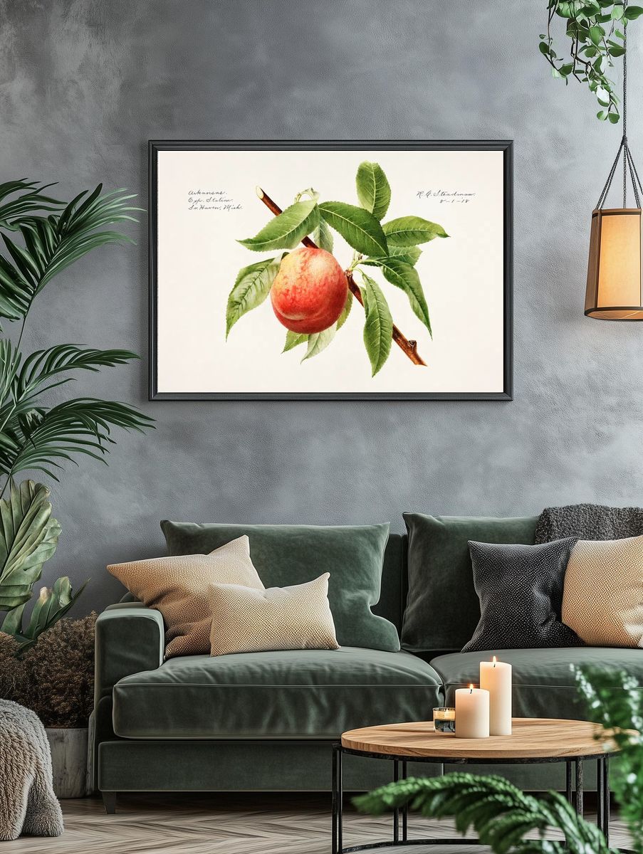Peach bough (Prunus Persica) (1918). — room view 4