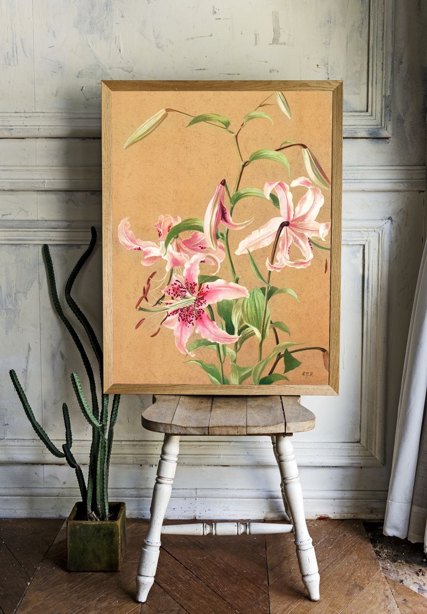 Lilies no. 5 (1886) high. — room view 1