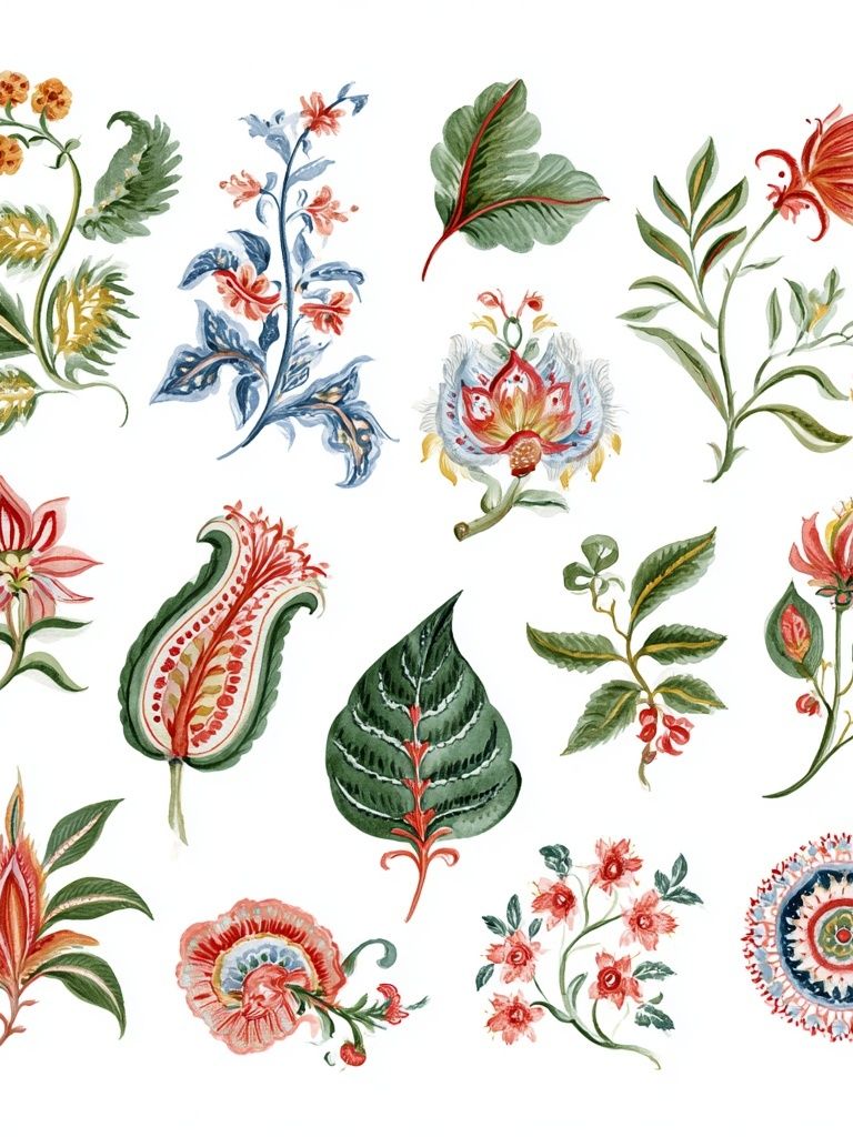 Botanical Watercolor Study Poster. poster detail