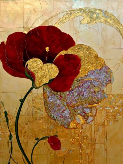 Golden Poppy Bloom Fine-Art Print. poster