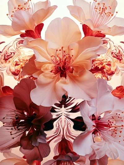 Blush Floral Bloom Print.