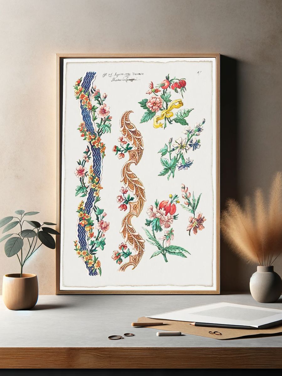 Floral Designs Floral Bands (1784). — room view 2