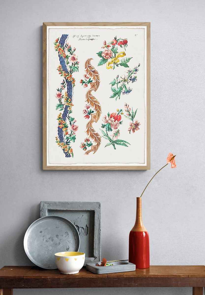 Floral Designs Floral Bands (1784). — room view 3