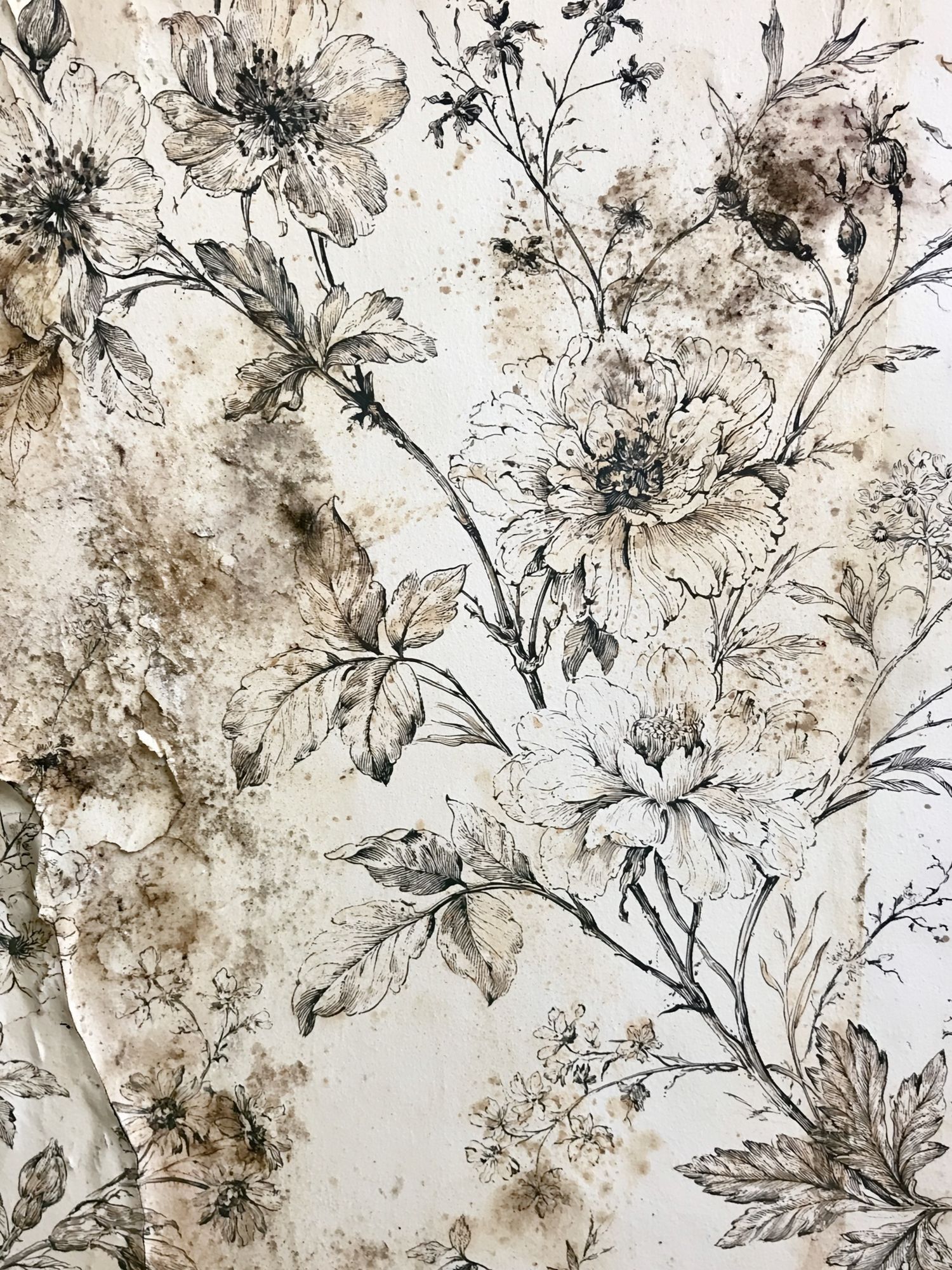 Vintage Botanical Floral Poster. poster — botanical art